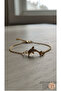 Rose Gold Women's Bracelet with Dolphin Figure Crm108 - 2