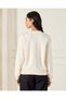 Women Ivory Palm Printed Sweatshirt - 3