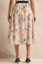 Women Beige Printed Skirt - 3