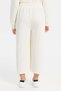 Senior Girls Cream Flared Jacquard Pants - 4