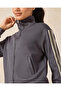 Women Grey Tape Detail Active Sweatshirt - 4
