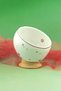 Christmas Carol Porcelain Bowl with Bamboo Stand