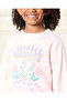 Girls Pink Manifest Printed Sweatshirt - 4