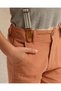 Boys Brown Linen Shorts With Suspenders - 4