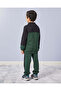 Boys Green & Black Half Zipper Jog Set (2 Piece) - 5