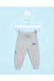 Infant Boys Grey Printed Active Pants