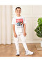 Boys Cream Cargo Pocket Track Pants - 2