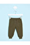 Infant Boys Olive Printed Active Pants - 4