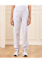 Women Grey Ribbed Hem Jog Pants