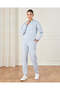 Women Blue Elasticated Jogger Pants - 2