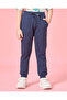 Girls Navy Basic Track Pants