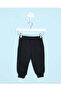 Infant Boys Black Printed Active Pants - 4