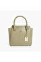 Textured Tote Bag with Detachable Strap