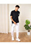 Men White Embellished Track Pants - 2