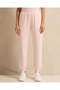 Women Pink Elasticated Waist Joggers
