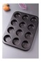 12 Compartment Muffin Cake Bakeware Metal Oven Cake Mold Professional Lovely Dessert Mold Cupcake Tart