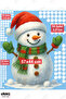 Winter Glow – Snowman and Snowflakes Glass Sticker Collection - 4