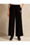 Women Black Printed Wide Leg Active Pants