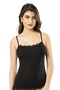 Cotton Lace Rope Strap Women's Tank Top – Breathable Soft Fabric