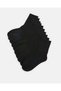 Senior Boys Black Crew Length Socks (Pack of 5)
