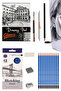Sketchbook A5 120 Gr 50 Yp Keep Smiling Graded Charcoal Pencil Set 2H-10B 12-Piece Sketch Set