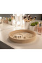Multi-Purpose Makeup Jewelry Organizer – Beige Cosmetic, Perfume and Buckle Organizer-15 cm - 2