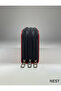 Sunii Leather Red 3 Zipper Pen Holder School and Office Pencil Case Wallet - 5