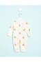 Baby White Bear Print Sleepsuit - 4