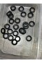 24 Pieces 2 cm Bamboo Ring Beads Set