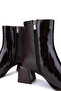 Women's Genuine Leather Brown Heeled Boots - 4