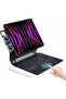 iXTRA Magic Keyboard Case for iPad Pro 12.9 & iPad Air 13 (Trackpad, Backlit) - Black