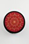 Student Yellow - Black Fabric - Burgundy Headscarf - Round Wrap - Bird's Eye - 5 Meters - 3
