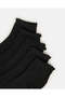 Girls Black High Ankle Length Socks (5 Pairs) - 2