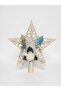 Christmas Pine Tree Ornament with Roses Model White Peak Star Star Tepelik 25 cm Hpy26020 - 4