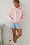 Men's Oversize Sweatshirt Hoodie Chmp Studios Printed Pink – Hooded, Kangaroo Pocket, 3 Threads - 3