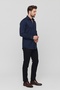 Oversized Men's Navy Blue Shirt - 4