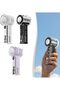 Portable Handheld Fan – Rechargeable Cooling Fan with Digital Display & Adjustable Speed (AF- WHIT - 6