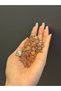 1 cm 25 Pieces Crystal Plastic Cube Jewelry Beads Brown - 4