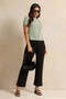 Women Mint Textured Top - 2