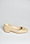V250641109 Beige Low Heeled Women's Shoes - 4