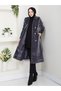 Women's New Season K Double-Breasted Collar with 4 Buttons Fok Fabric Young Cashemere Coat