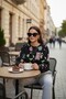 Women's Fun Printed 100% Cotton 3 Thread Non-Brushed Sweatshirt - Crew Neck Basic Top - 2