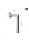 Doorfit Premium Stainless Steel T-bar Lever Rose Door Handle (Style 1) - 2