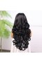 Fiber Synthetic Dense Wavy Tulle Wig with Black Baby Hair - 5