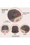 Afro Wave Russian Auburn Honeycomb Ombre Platinum Sparkle Fiber Synthetic Tulle Wig - 6