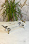 Glamour Antique Detail Glass Serving Dish & Pedestal Serving Dish with Handle - 3