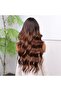 Brown Caramel Sparkle and Ombre Tulle Wig - 5