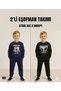 Winter Fleece-Lined Boys' Swaetshirt Tracksuit Set Bottom Top 2Piece Set