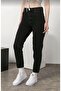 Bt14254182 Jeans Non-Fading Black High Waist Stretch Fabric Mom Pants