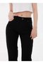 Bt19844476 Women's Non-Fading Black High Waist Boyfriend Mom Jeans Pants - 2